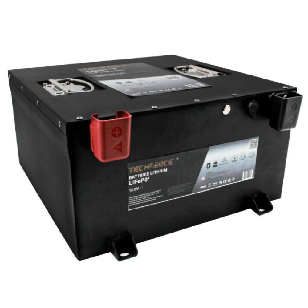 BATTERIA LITIO - TECHFORCE (LIFEPO4) 480AH 12,8 V - MONTAGGIO SOTTO SEDILE BT